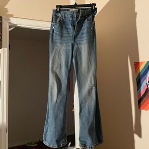 Bershka Cropped Flare Jeans